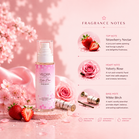 Veloria Hidden Bloom Body Splash 100ml