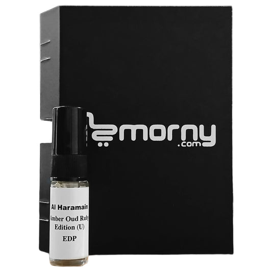 Sample Al Haramain Amber Oud Ruby Edition Vials Eau De Parfum For Unisex 3ml