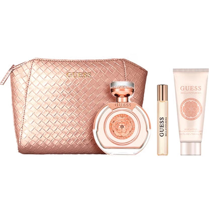 Guess Bella Vita Rosa Set For Women Eau De Toilette 100ml + Mini 15ml + Body Lotion 100ml + Pouch