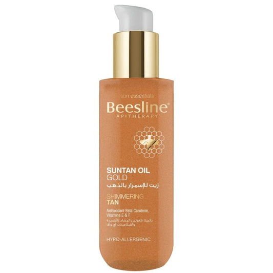Beesline Suntan Oil Gold Shimmering Tan 200ml