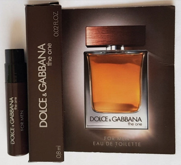 Sample Dolce & Gabbana The One Vials Eau De Toilette For Men 0.8ml