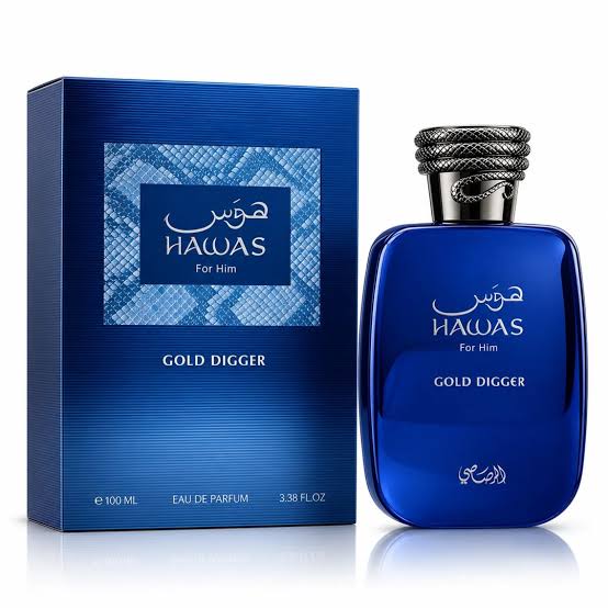 Al Rasasi Hawas Gold Digger Eau De Parfum For Men 100ml