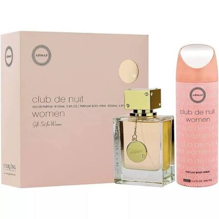 Armaf Club De Nuit For Women Eau De Parfum 105ml + Body Spray 200ml