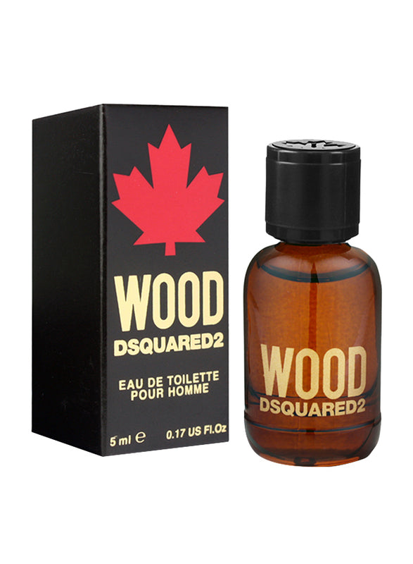 Mini Travel Dsquared2 Wood Miniature Eau De Toilette For Men 5ml