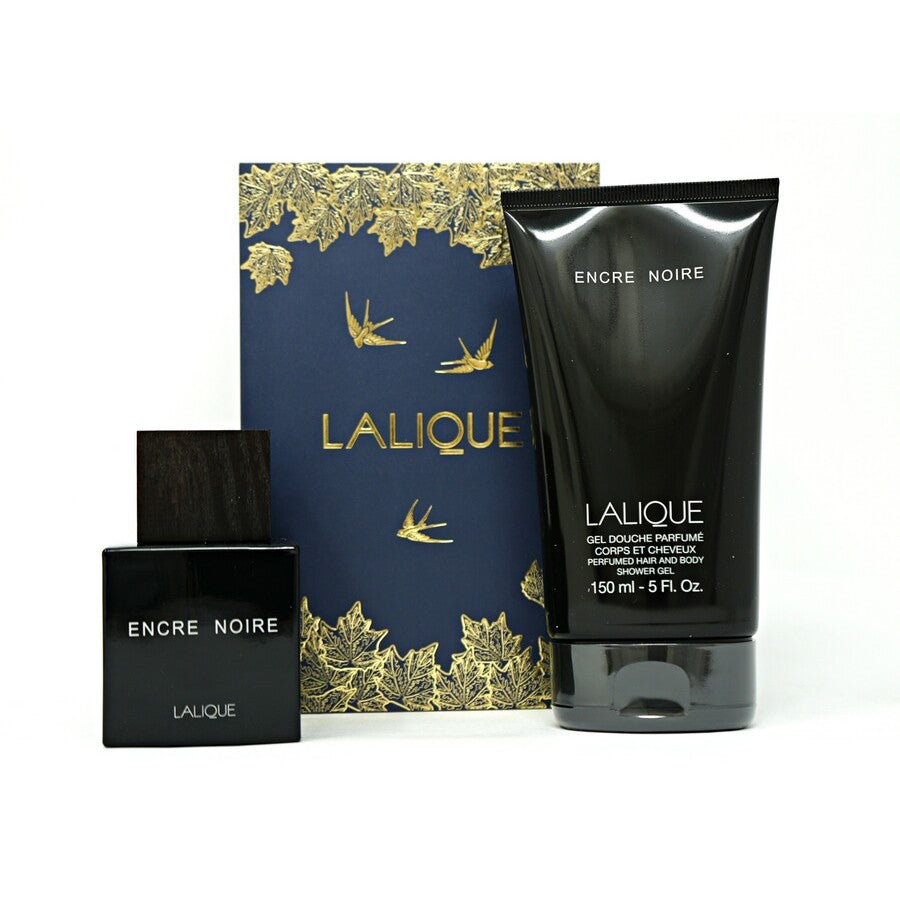 Lalique Encre Noire Set For Men Eau De Toilette 100ml + Shower Gel 150ml