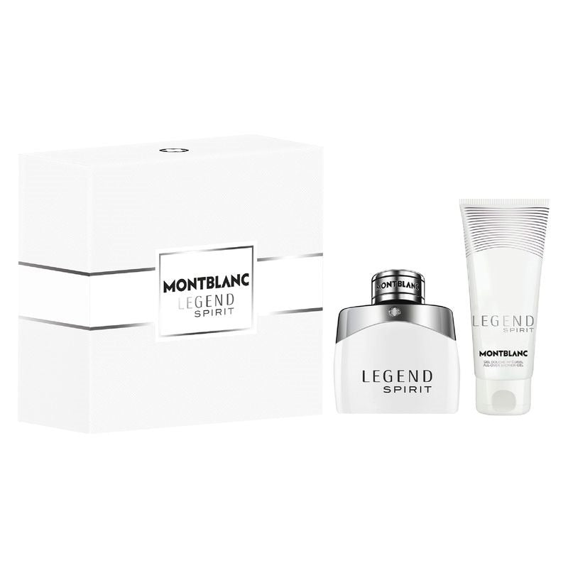 Mont Blanc Legend Spirit Set For Men Eau De Toilette 50ml  + Shower Gel 100ml