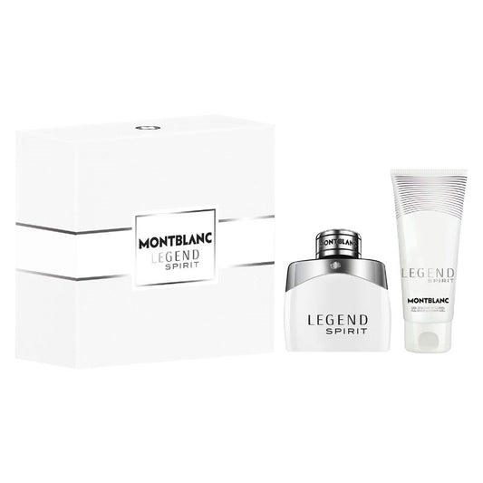 Mont Blanc Legend Spirit Set For Men Eau De Toilette 50ml  + Shower Gel 100ml