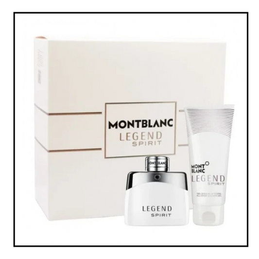 Mont Blanc Legend Spirit Set For Men Eau De Toilette 50ml  + Shower Gel 100ml