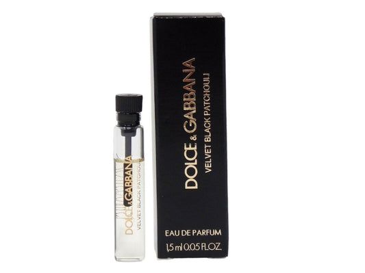 Sample Dolce & Gabbana Velvet Black Patcholi Vials Eau De Parfum For Unisex 1.5ml