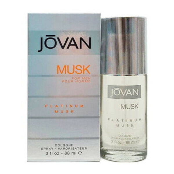 Jovan Platinum Musk Eau De Cologne for Men 88ml