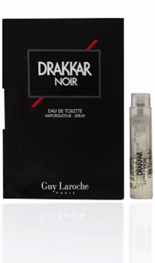 Sample Guy Laroche Drakkar Noir Vials Eau De Toilette for Men 1.2ml