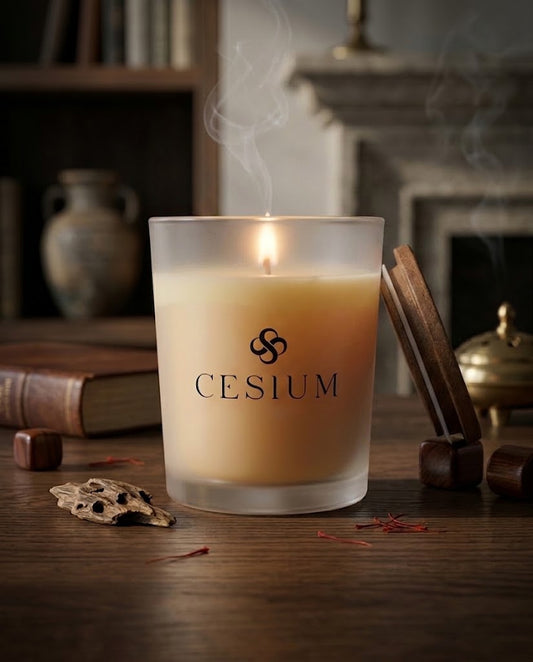 Candle Cesium Saffron Mystery 130g