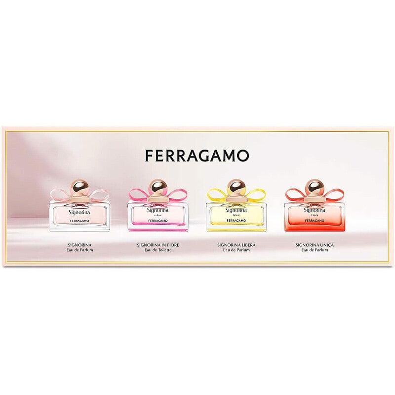 Salvatore Ferragamo Signorina Set For Women Signorina Eau De Parfum 5ml + Libera  Eau De Parfum 5ml + Unica Edp 5ml + In Fiore Eau De Toilette 5ml