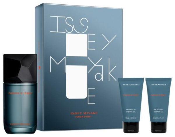 Issey Miyake Fusion DIssey Set For Men Eau De Toilette 100ml + 2 Shower Gel 50ml