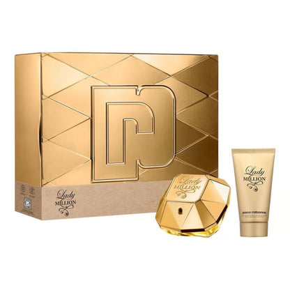 Paco Rabanne Lady Million Set For Women Eau De Parfum 50ml + Body Lotion 75ml