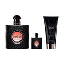 Yves Saint Laurent Black Opium Set For Women Eau De Parfum 50ml + Travel Size 7.5ml + Body Lotion 50ml