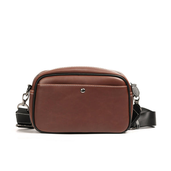Rahala 1915 Fashion Men s CrossBody Messenger Bag Casual Shoulder Bag Shoulder Bag Leather Travel Handbags