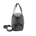 Leather Fashion Fitness High Capacity Shoulder Gym Duffle Bag 9802 Grey