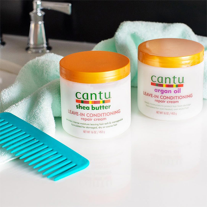 Cantu Argan Oil Leave In Conditioning Repair Cream 453 gm