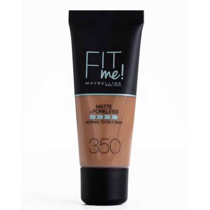 Maybelline New York Fit Me Matte & Poreless Foundation - 350 Natural - O2morny.com