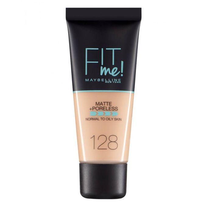 Maybelline New York Fit Me Matte & Poreless Foundation - 128 Warn Nude - O2morny.com