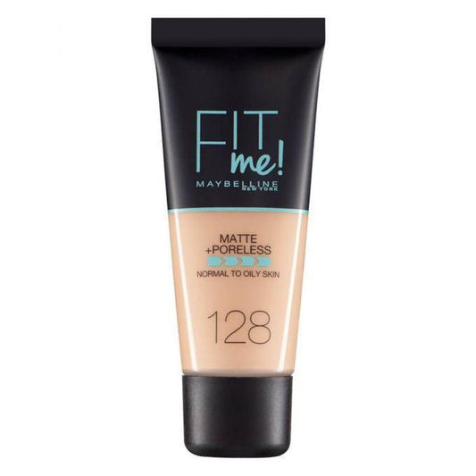 Maybelline New York Fit Me Matte & Poreless Foundation - 128 Warn Nude - O2morny.com