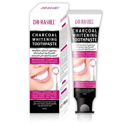 Dr Rashel Charcoal Whitening Toothpaste White 100g