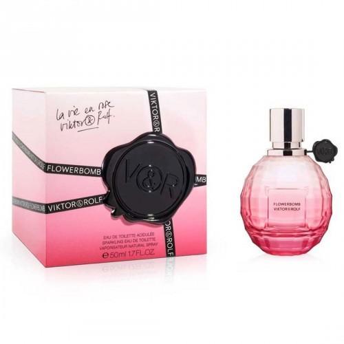 Viktor & Rolf Flowerbomb La Vie En Rose Eau De Toilette for Women 50ml - O2morny.com