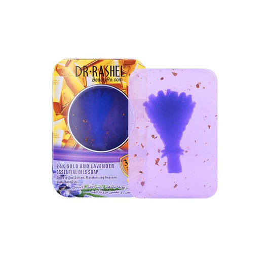 Dr Rashel 24k Gold And Lavender Essential Oils Soap 100g