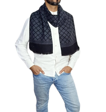 شال رجالي طويل من الصوف - سكارف 3013