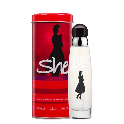 Hunca She Is Love Eau De Toilette For Women 50ml