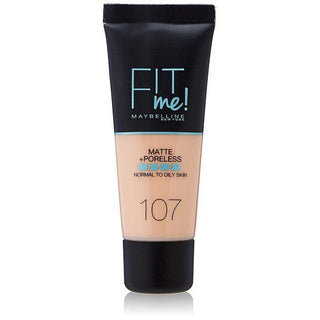Buy 107-rose-bei Maybelline New York Fit Me Matte and Poreless Foundation