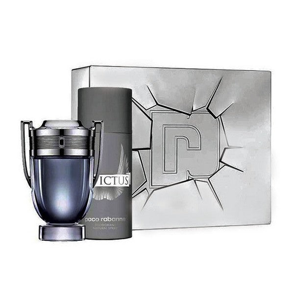 Paco Rabanne Invictus Set For Men Eau De Toilette 100ml + Deodrant 150ml