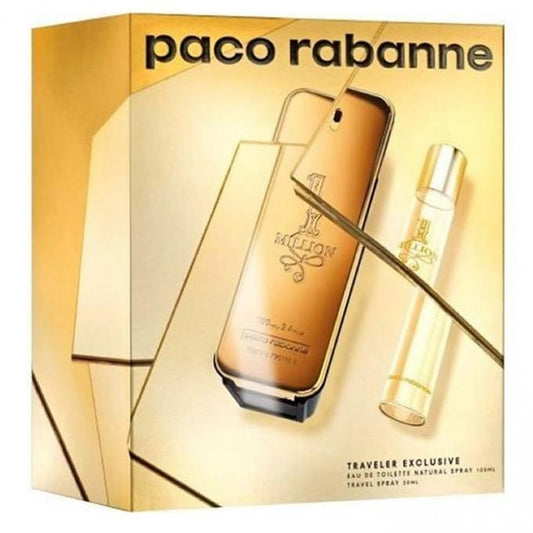 Paco Rabanne One Million Gift Set For Men Eau De Toilette 100ml + Mini 20ml
