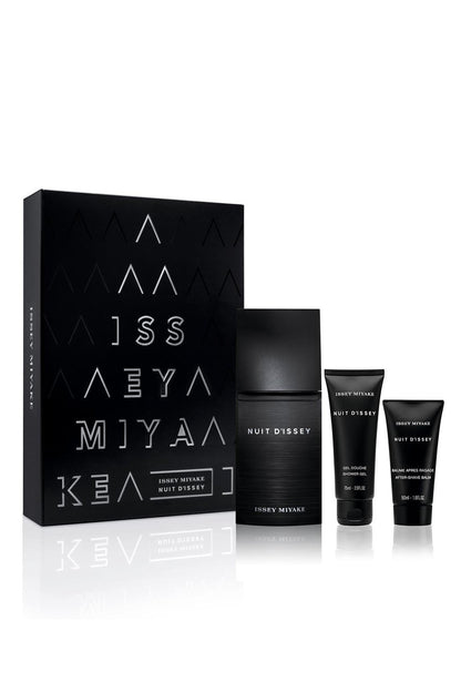 Issey Miyake Nuit D'Issey Set Eau De Toilette 125ml + Shower Gel 75ml + After Shave 50ml - O2morny.com