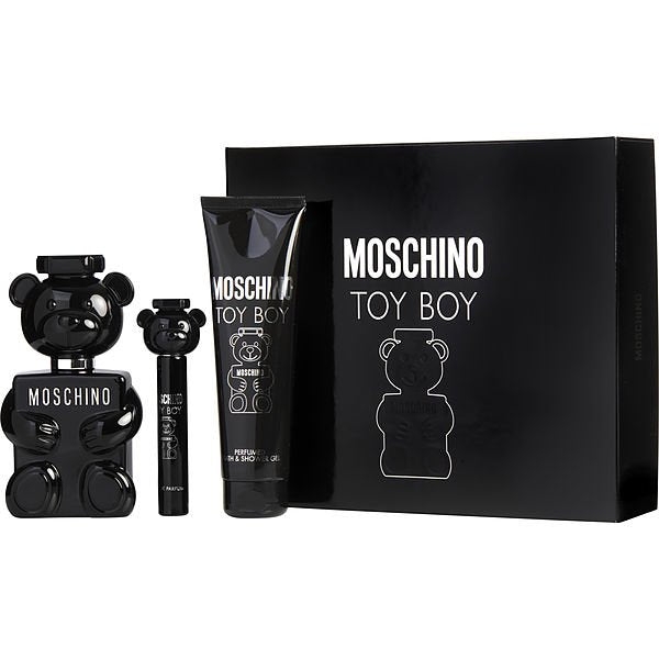 Moschino Toy Boy Set For Men Eau De Parfum 100ml + Mini Travel 10ml + Shower Gel 200ml