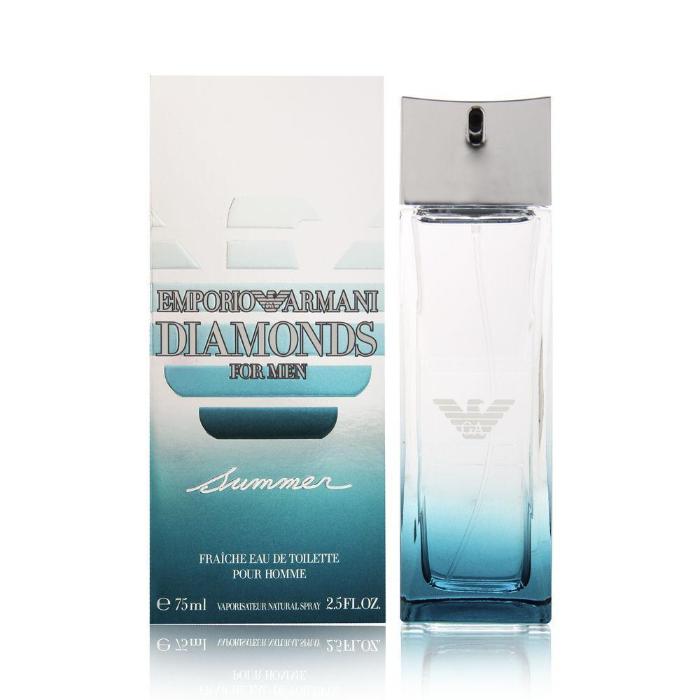 Emporio Diamonds for Summer Edition Eau De Toilette for Men 75ml - O2morny.com