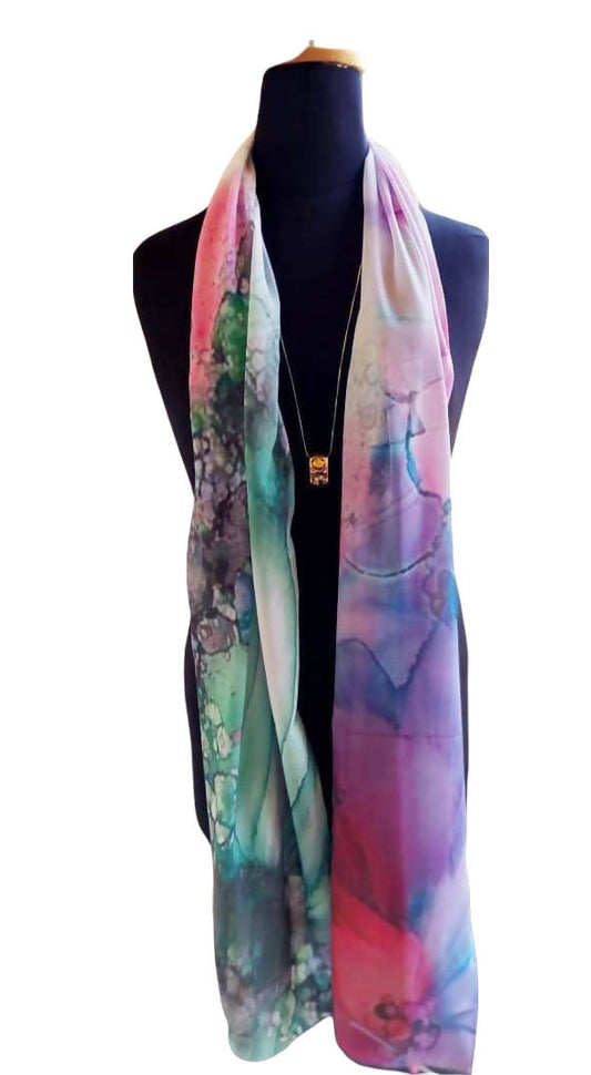 طرحة شيفون كريب - متعددة الالوان موديل 1204