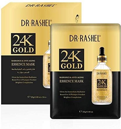 Dr. Rashel 24K Gold Whitening and Tightening Mask 5 pcs