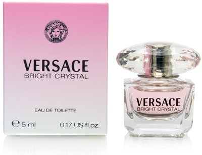 Mini Travel Versace Bright Crystal Eau De Toilette for Women 5ml