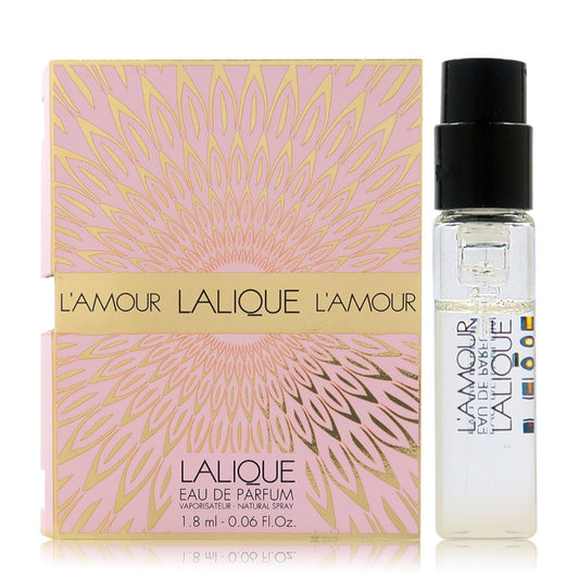 Sample Lalique LAmour Vials Eau De Parfum For Women 1.8ml