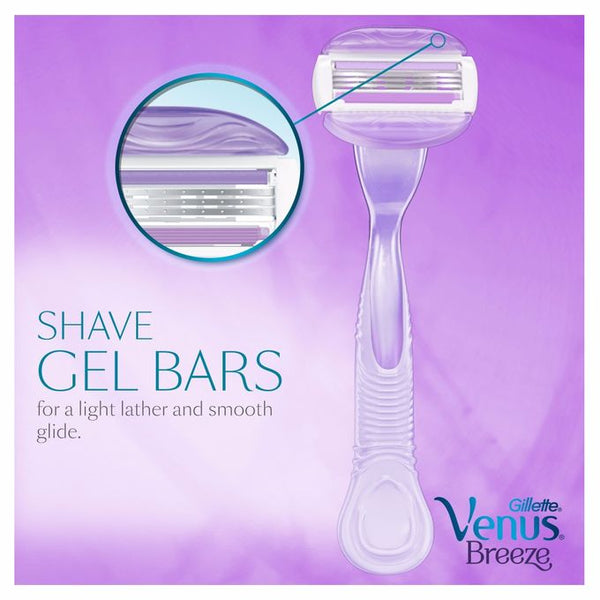 Gillette Venus Breeze For Women Razor 2Up