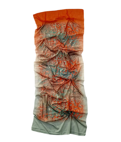 Crepe Chiffon Veil - Multi Color Chiffon Scarf 1014