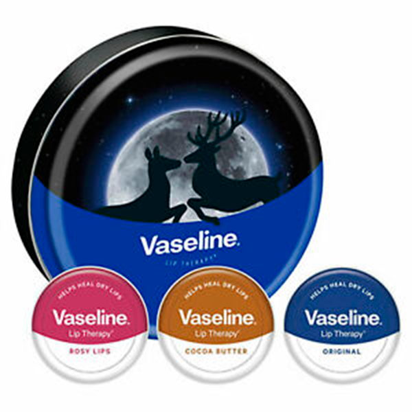 Vaseline Lip Therapy Set Rosy Lips 20 gm + Original 20 gm + Cocoa Butter 20 gm