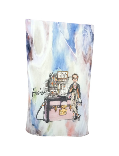 Crepe Chiffon Veil - Multi Color Chiffon Scarf 1011