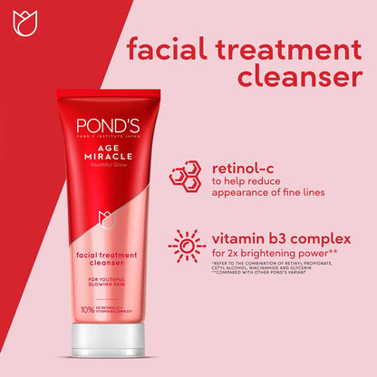 Ponds Age Miracle Cell Regen Facial Foam 100g