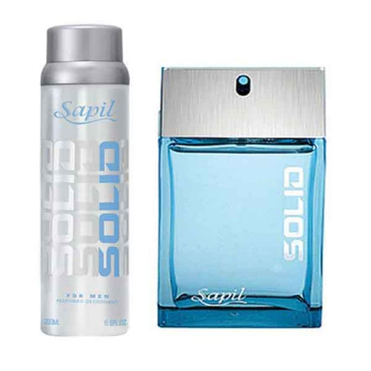 Sapil Men Solid Set For Men Eau De Toilette 100 ml + Deodorant 150 ml
