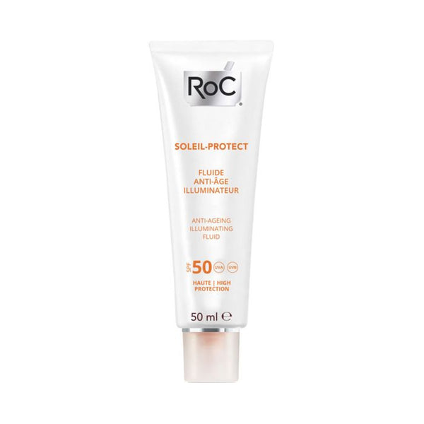 RoC Soleil Protect Anti Ageing Illuminating Fluid Spf50 50ml