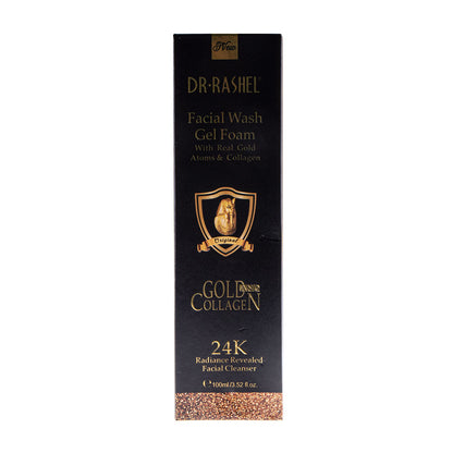 Dr.Rashel 24K Gold Collagen Facial Wash Gel Foam 100ml