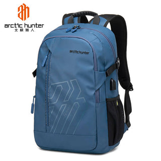 Buy blue Laptop Backpack 15.6 Inch Multifunction Waterproof Travel Bag Arctic Hunter B00387